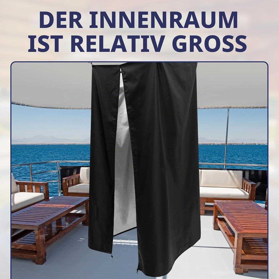Mobiler Strandumkleidezelt Duschzelt Toilettenzelt 76x68x182cm Wasserdicht Blickdicht Privatsphäre T