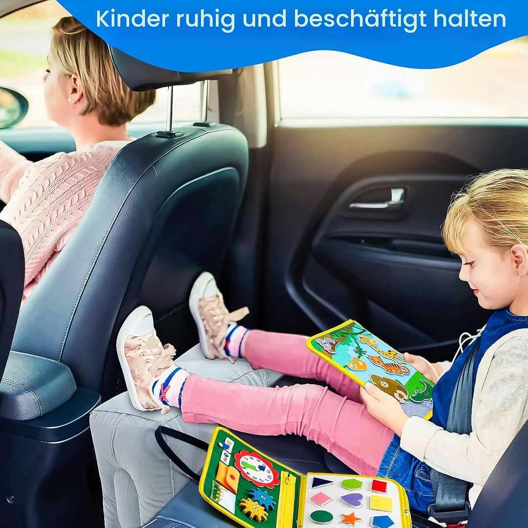 Uping Busy Board Activity Board Baby Sensorisches Montessori Spielzeug ab 3 Jahre Lernspielzeug Gesc