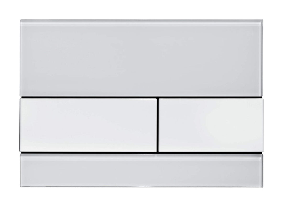 TECE K12955 Square Betätigungsplatte, Weiss/Edelstahl
