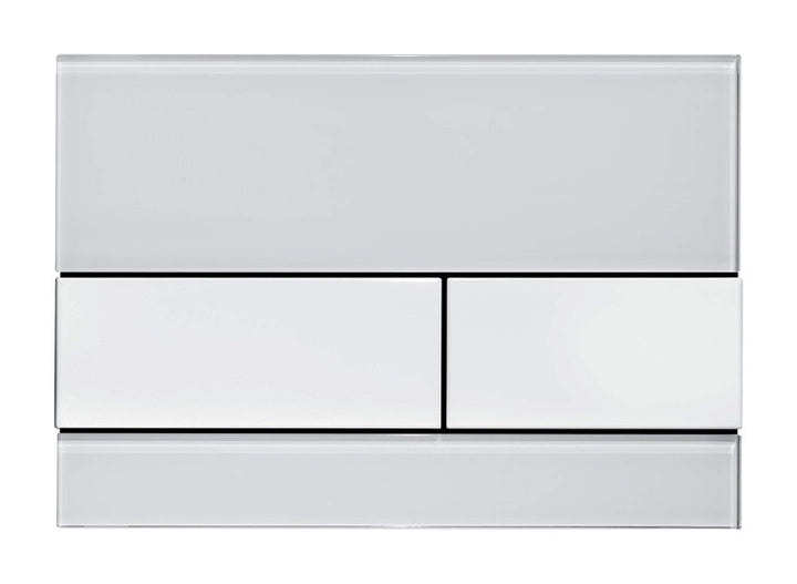 TECE K12955 Square Betätigungsplatte, Weiss/Edelstahl