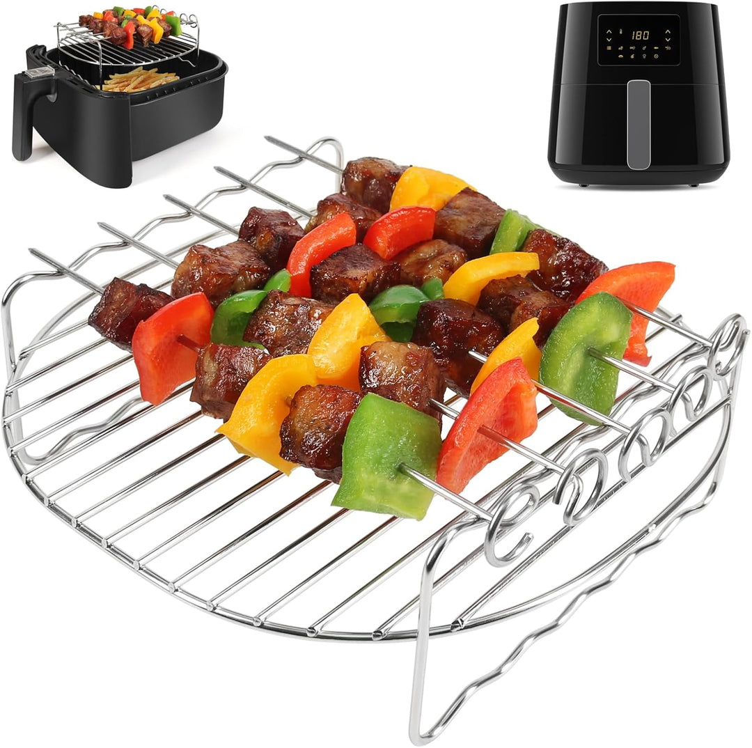 BYKITCHEN Airfryer xxl Zubehör für Philips 6,2L / COSORI 5,5L, Heissluftfritteuse Zubehör Passt für