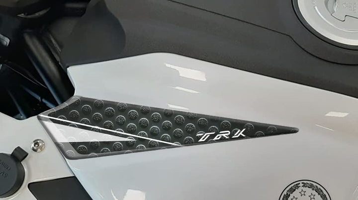 Aufkleber aus Harz, 3D-Effekt, kompatibel mit Benelli TRK 502 X (Metall, zentrale Protektoren Tank)