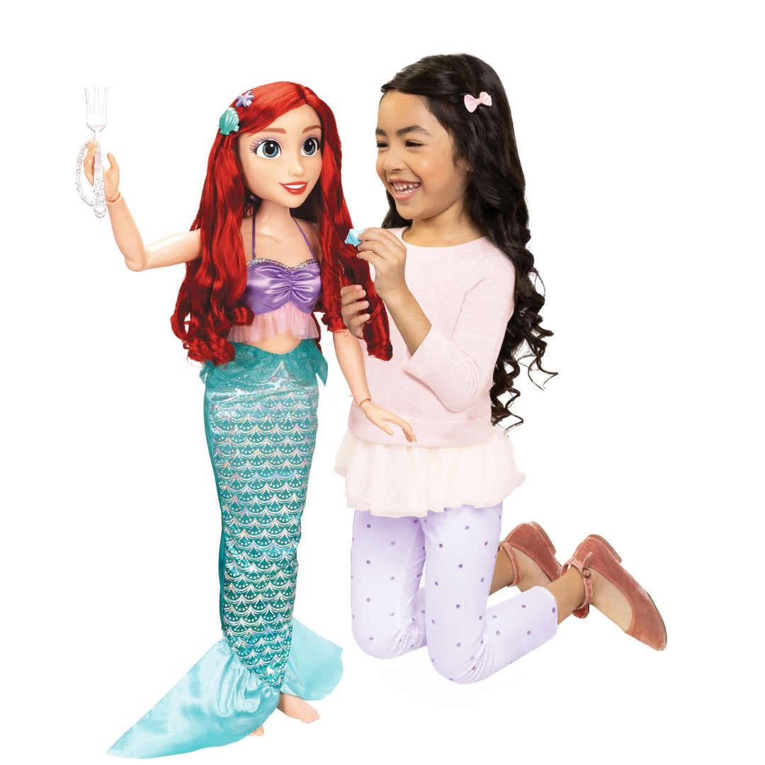 Disney Princess Playdate Arielle Puppe mit Zubehör, 80cm, Arielle