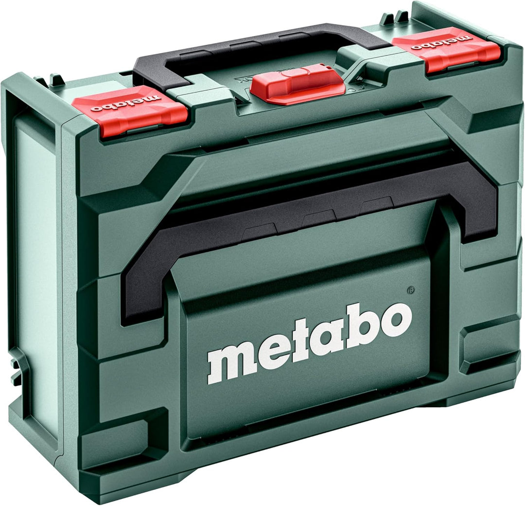 metabo Basis-Set - 2 x LiHDX 8.0 Ah Akkus, Schnellladegerät ASC 290, metaBOX 145 - Leistungsstark, l