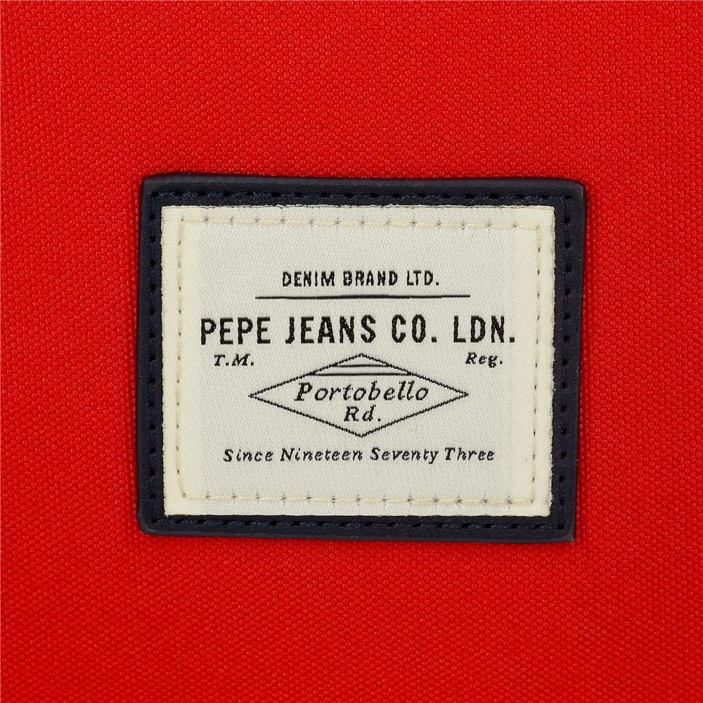 Pepe Jeans Dany Federmäppchen Blau 22x7x3 cms Recycelter Polyester Fall Blau, Fall Blau