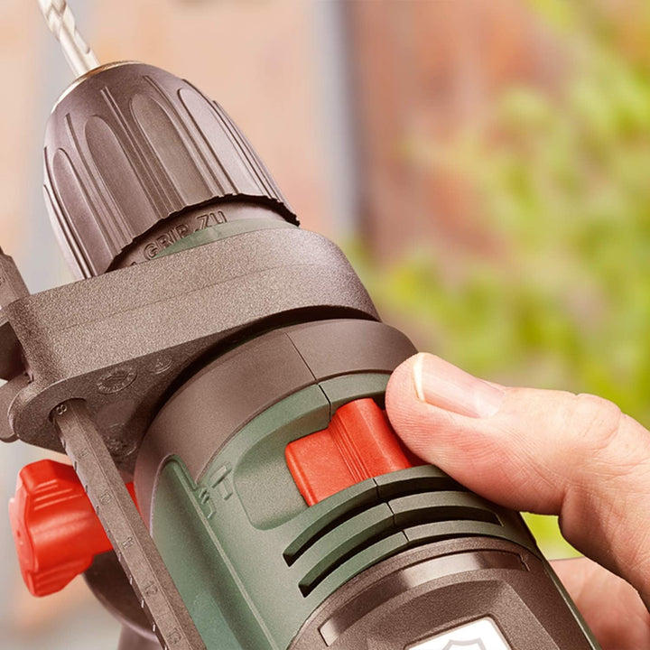 Bosch Home and Garden Schlagbohrmaschine UniversalImpact 800 (800 Watt, Koffer), Schwarz/Grün, Unive