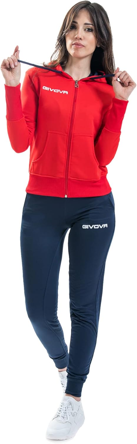 Givova Unisex Tr015 Anzug, 4XS Rosso-Blu