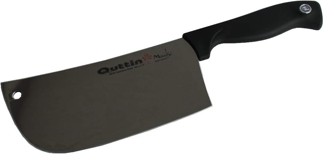 bick.shop Hackbeil Edelstahl Klinge 18cm Hackmesser Fleischerbeil Küchenbeil