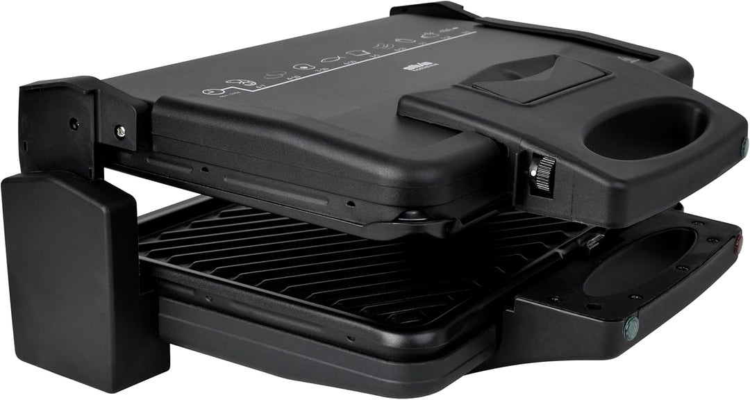 Silva Homeline KG 2410 Kontaktgriller – 1700W, Antihaftbeschichtete Grillplatten, Grillfläche 20,3 x