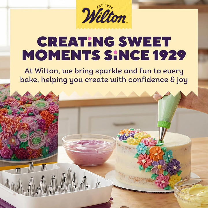 Wilton Meister Spritztüllen-Set für Tortendekoration, 55-Teilig Master Tips Set, 55-Pieces, Master T
