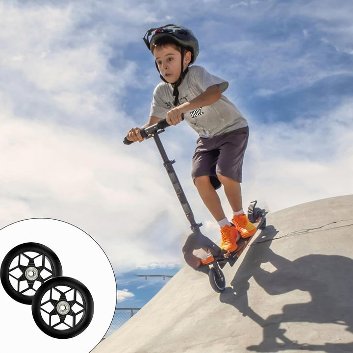 2 Stück 110mm Stunt Scooter Rollen, Scooter Ersatzräder räder mit ABEC-9 Lager, für meisten Stuntsco