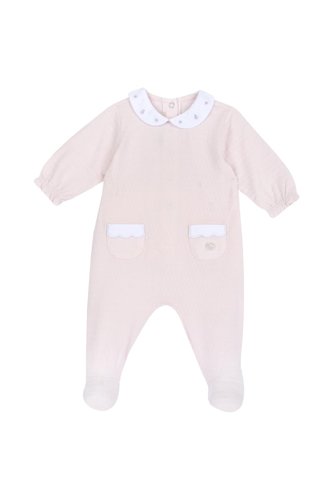 Chicco, Strampler für Neugeborene, aus Leichtem Stoff, mit Praktischer Rückenöffnung, Optimal für Fr