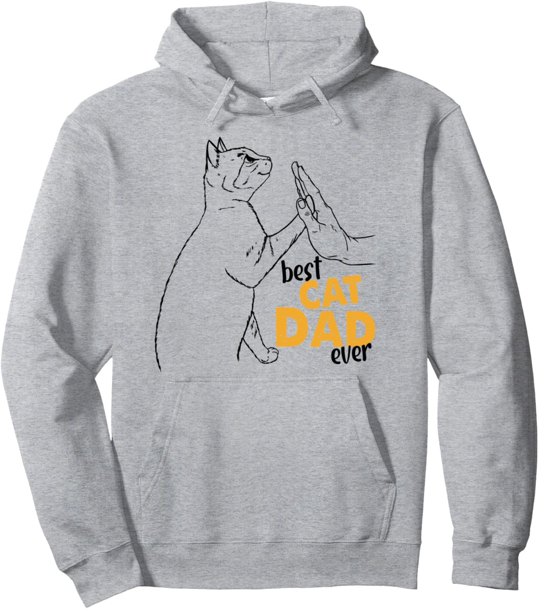 Best Cat Dad Ever Katzen Papa Pulli Katzen Papa Pullover Hoodie