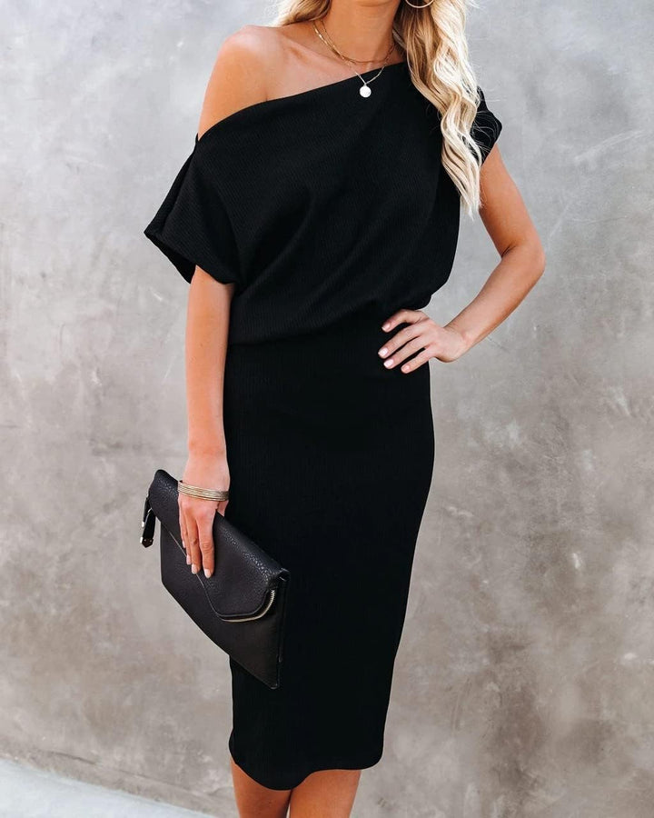 CUPSHE Damenkleid Carmenausschnitt Kurzarm Off Shoulder Kleid Partykleid Freizeitkleider Mini Dress