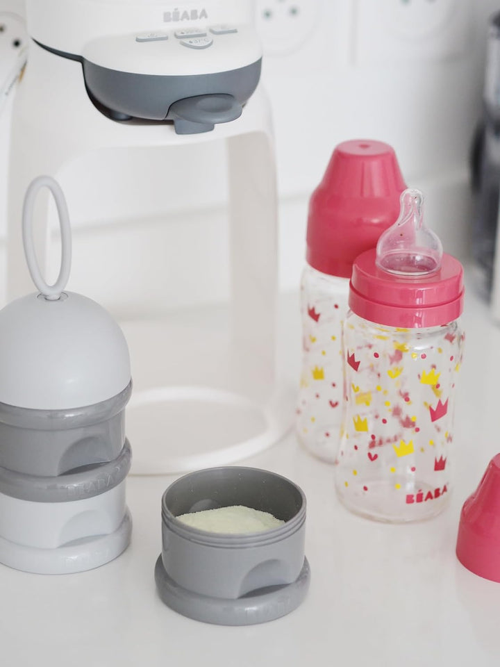 BÉABA, Baby-Geschenkset zur Geburt, Trockenständer für Babyflaschen, geräumig, Milchpulver-Portionie