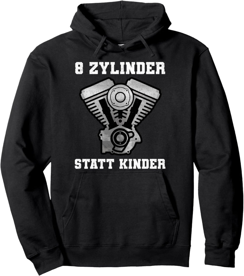 8 Zylinder Statt Kinder Tuning Auto Motor Pullover Hoodie