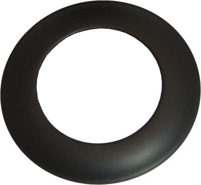 Ofenrohr Rauchrohr Kaminrohr Ø 130 mm Längenelemente - Bögen 45° und 90 ° (Rosette Ø 130 mm), Rosett