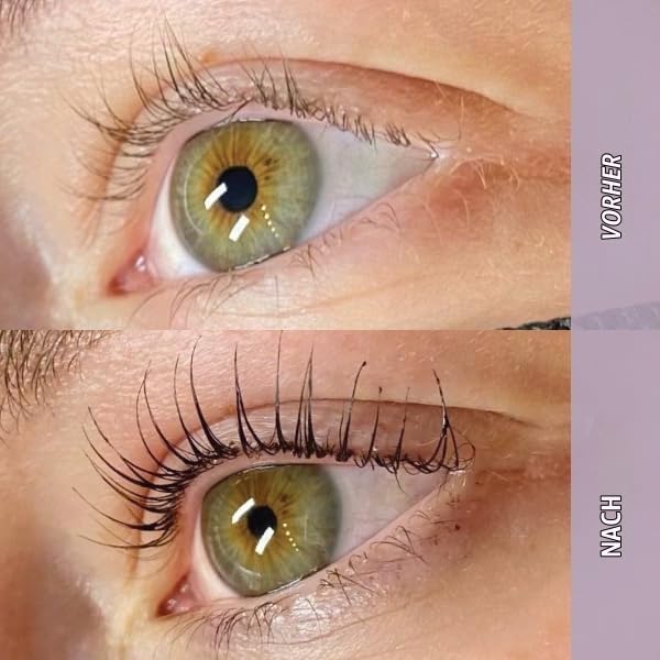 MIYA LASH | Schwarze wasserfeste Farbe für Augenbrauen und Wimpern | 2-in-1 Wimpern- und Augenbrauen