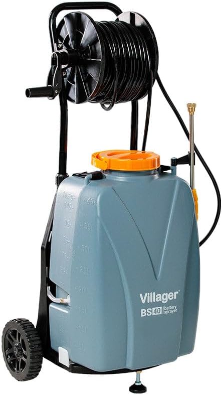 BS 40 Akku-Drucksprüher – 40L Tank, 6bar Druck, 30m Schlauch, 10m Reichweite - VI-082503