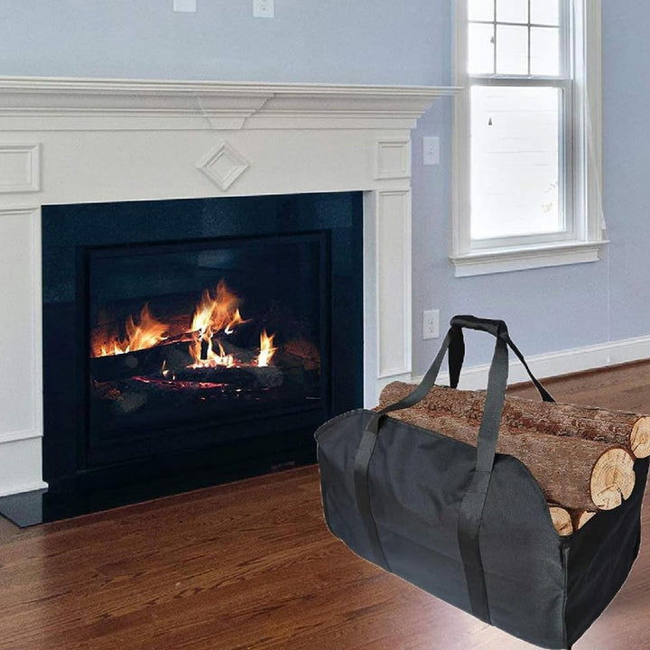 Brennholz Tragetasche gross Kaminholz Tasche Holzkorb – Aus reissfestem, wasserdichtem Oxford, ideal