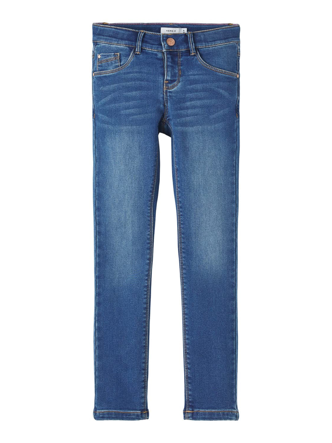 NAME IT Mädchen Jeans 128 Dark Blue Denim, 128 Dark Blue Denim