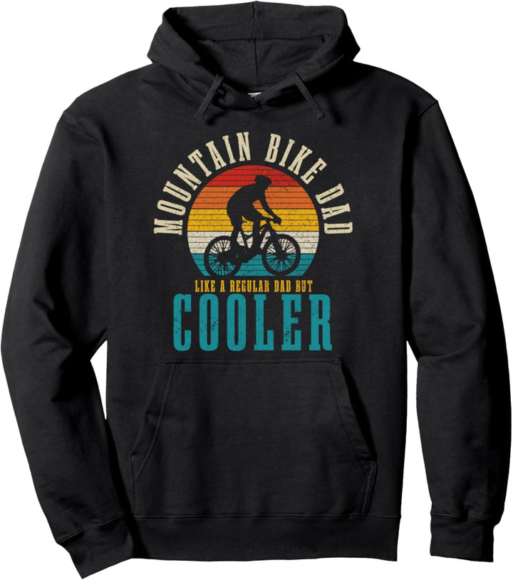 Mountainbike Dad Lustig Vintage MTB Downhill Fahrrad Pullover Hoodie