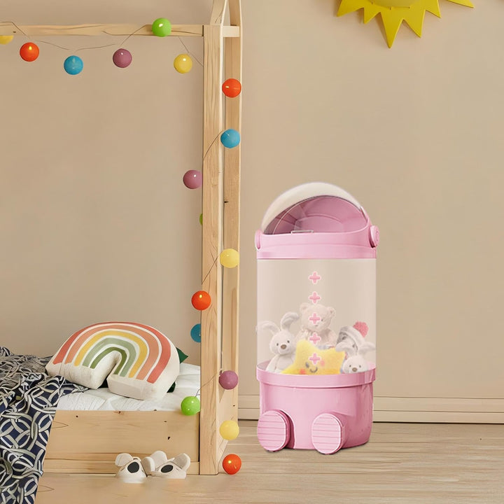 65x28x28 Cm Stofftier Aufbewahrung Plüschtier-Halterung Aufbewahrung Von Kuscheltieren Spielzeug Auf