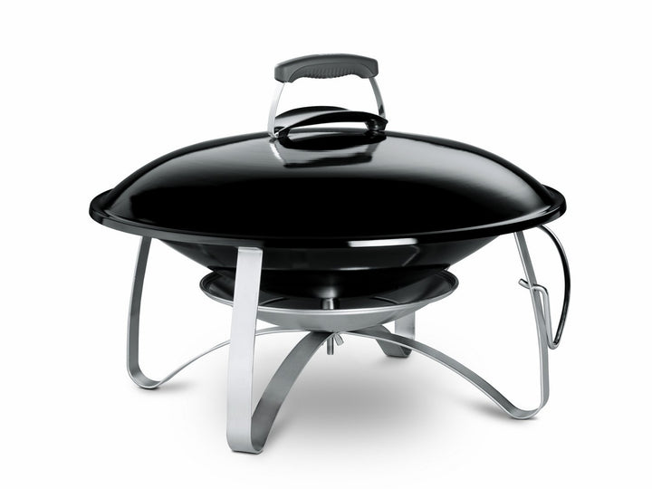 Weber Fireplace, mobile Feuerstelle mit Standfuss, schwarz,