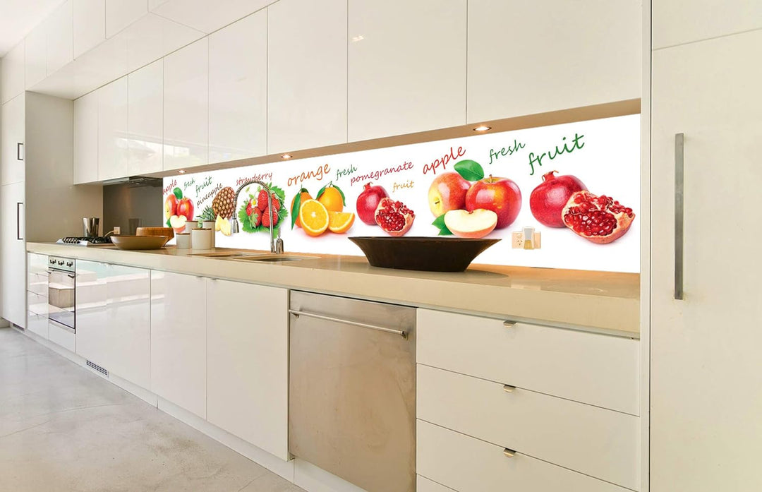 DIMEX Küchenrückwand Folie selbstklebend FRÜCHTE Mix | Klebefolie - Dekofolie - Spritzschutz für Küc