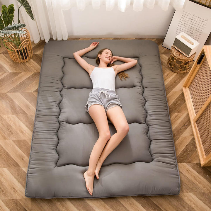 MAXYOYO Japanische Futon-Matratze, Dicke Tatami-Matte, Isomatte, faltbar, aufrollbare Matratze, Schl