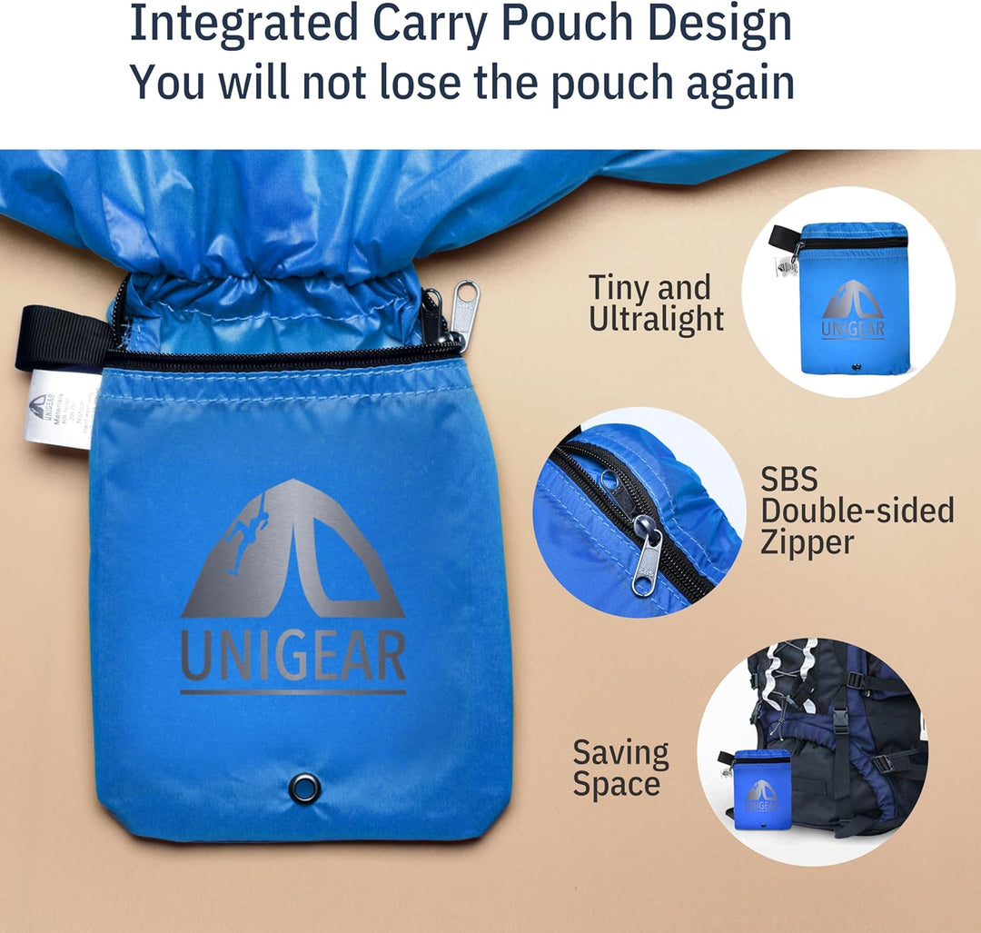 Unigear Regenschutz für Rucksäcke Schulranzen mit Reflektor, wasserdichte Regenhülle Rucksack Cover