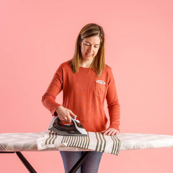 Solac Optima Start Dampfbügeleisen, 2400 W, Keramik-Bügelsohle, Dampfstoss 120 g/min, kontinuierlich