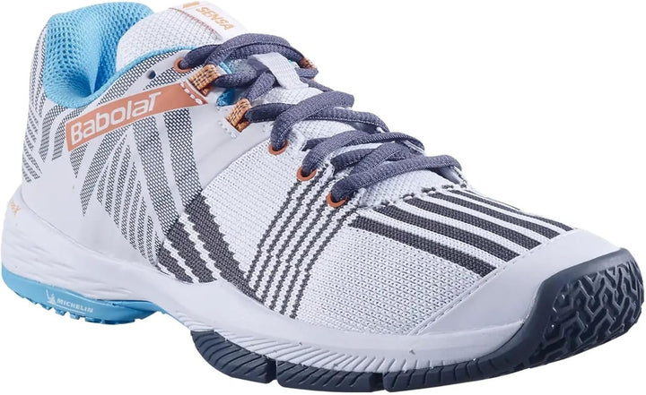 Babolat Padel Sensa Women White/Canyon Sunset,Women 42 EU, 42 EU