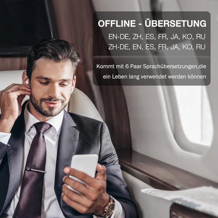 Timekettle WT2 Edge/W3 Sprachübersetzer - Bidirektionale Simultanübersetzung，Übersetzer mit 40 Sprac