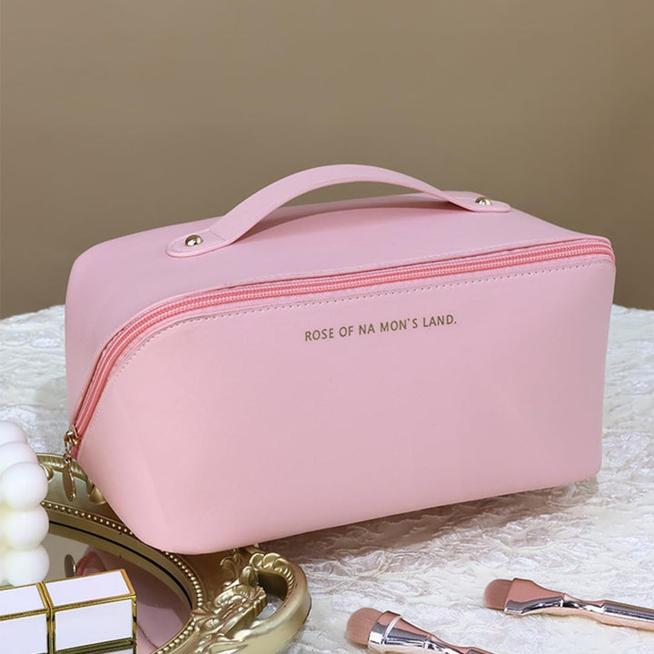 1PCS Make-Up Taschen,Gross Kapazität Kosmetiktasche Damen,Wasserdichter Tragbare Reise Make Up Tasch