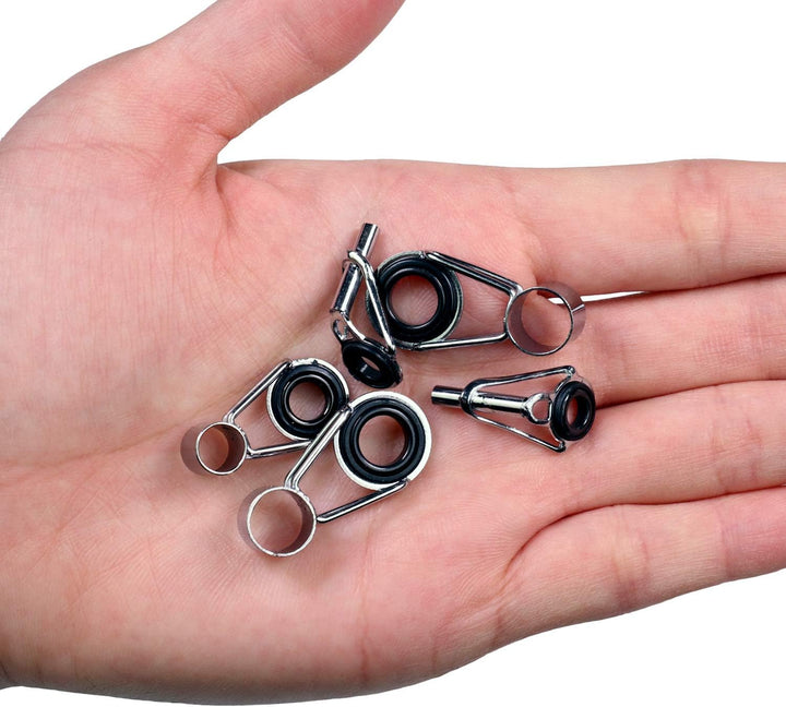 QualyQualy Angelrute Reparatur Set Spitzenringe Edelstahl Keramik Angelruteringe Spinnruten Tip Tops