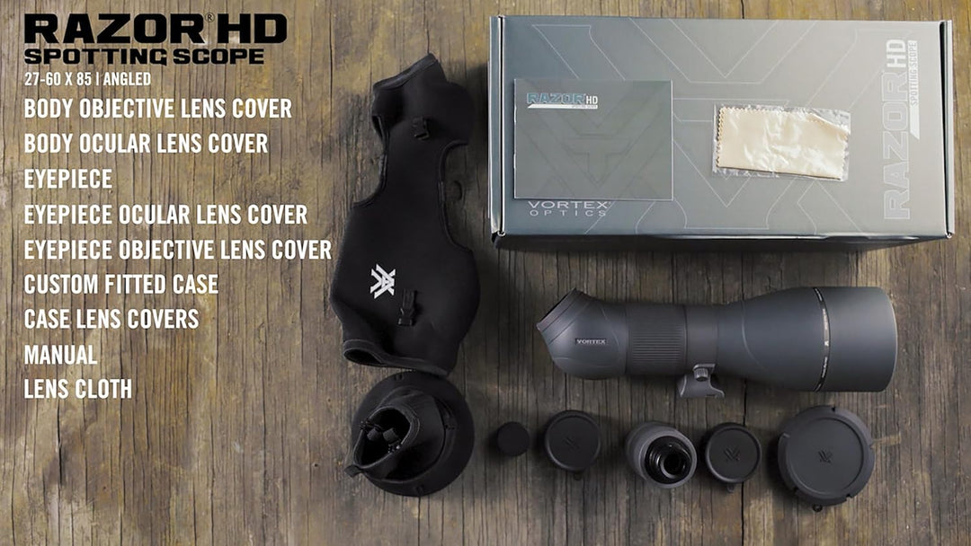Vortex Optics Razor HD Spektiv 27-60x85 - abgewinkelt, 27-60x85 - abgewinkelt