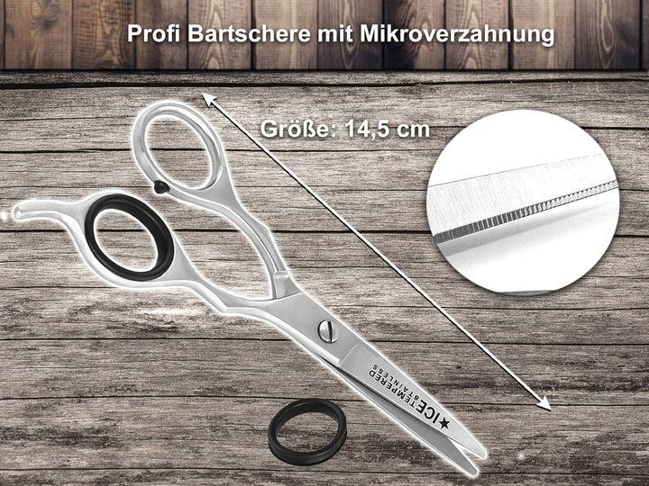 Rasiermesser Set 7 Teilig Komplett Rasier Set mit Paste aus Solingen in einer Rasier Box zur Idealen