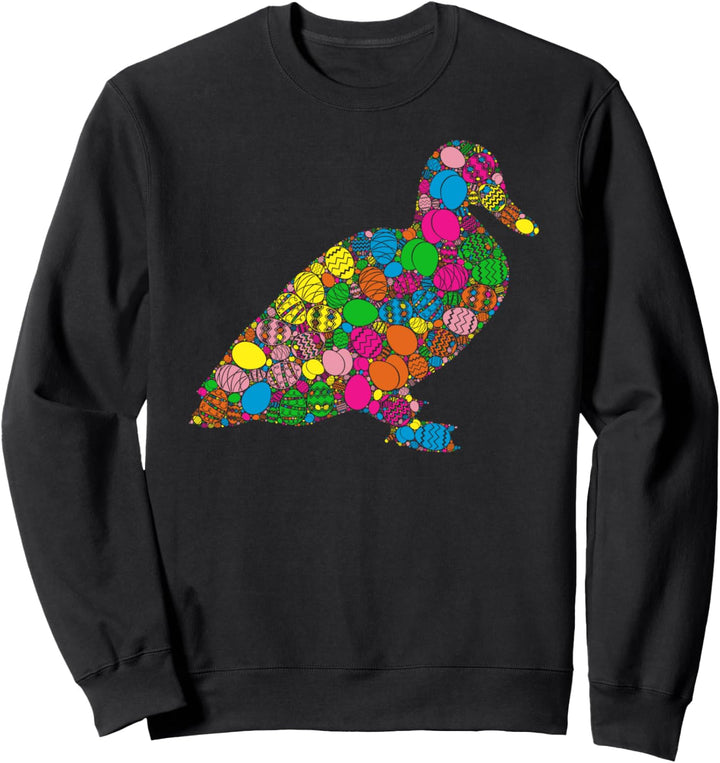 Bunte Ei Ente Frauen Männer Kinder - Ostern Sweatshirt