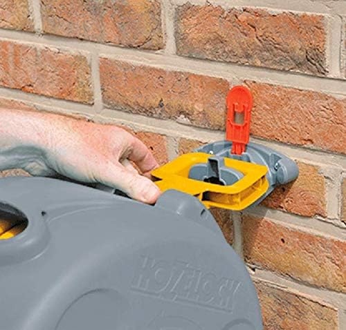 HOZELOCK - Kompakte Schlauchbox 25 M 2in1: Tragbar oder an der Wand montiert , leichter Aufrollmecha
