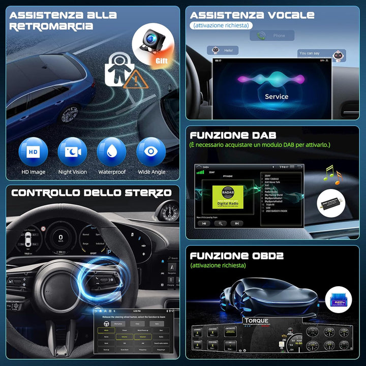 CAMECHO 4G+128G Android 15 Autoradio für Kia Sportage 3 III SL 2010-2016 mit Navi Carplay Android Au