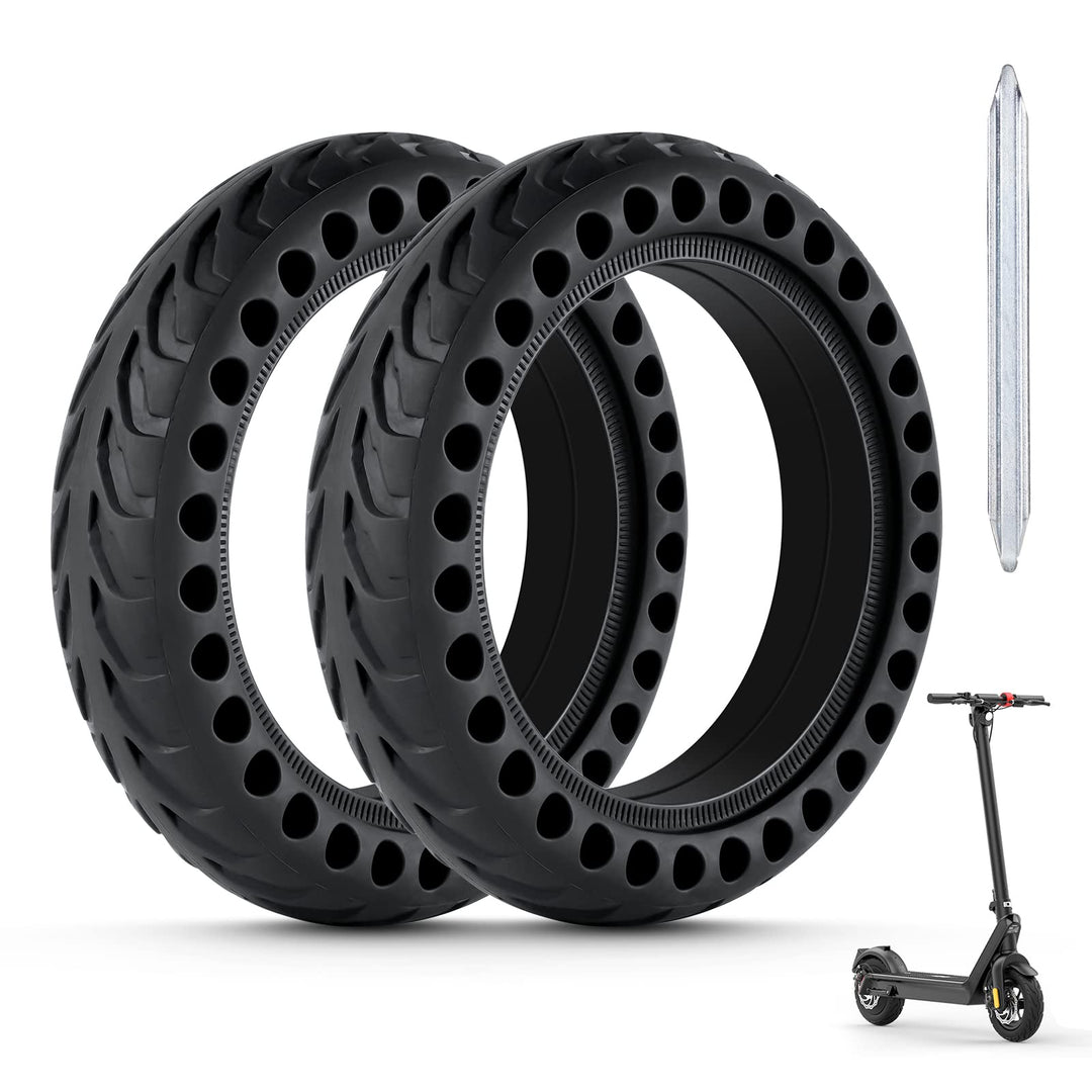 Ainiv Scooter Reifen, 2 Stück 8.5 Zoll für Xiaomi M365 Solid Tires, Elektro-Scooter Vorder und Hinte