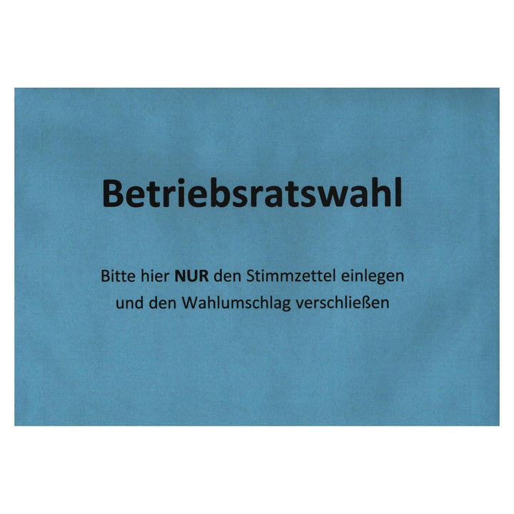 Betriebsratswahl – Innere Wahlumschläge C6 (162×114mm), Recyclingpapier 75g/m², nassklebend, ideal f