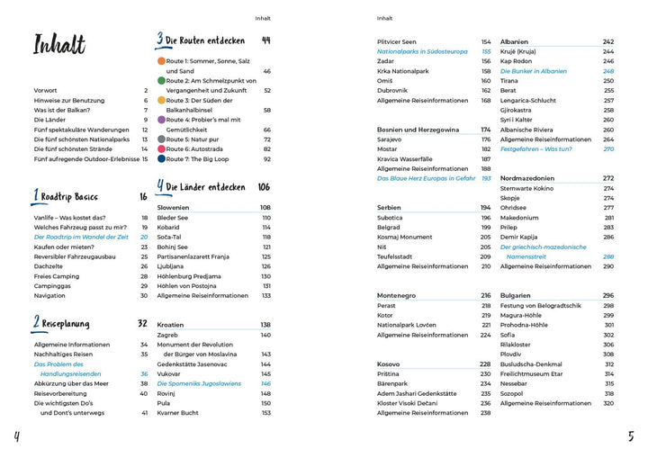 Reise Know-How Roadtrip Handbuch Balkan-Halbinsel : Routen, Stellplätze und Infos für die grosse Tou