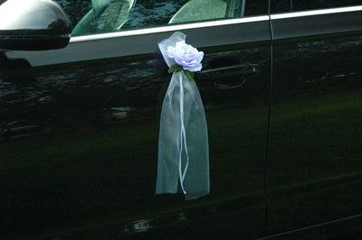 Rosen Girlande Braut Paar Rose Deko Dekoration Autoschmuck Hochzeit Car Auto Wedding ®Auto-schmuck D