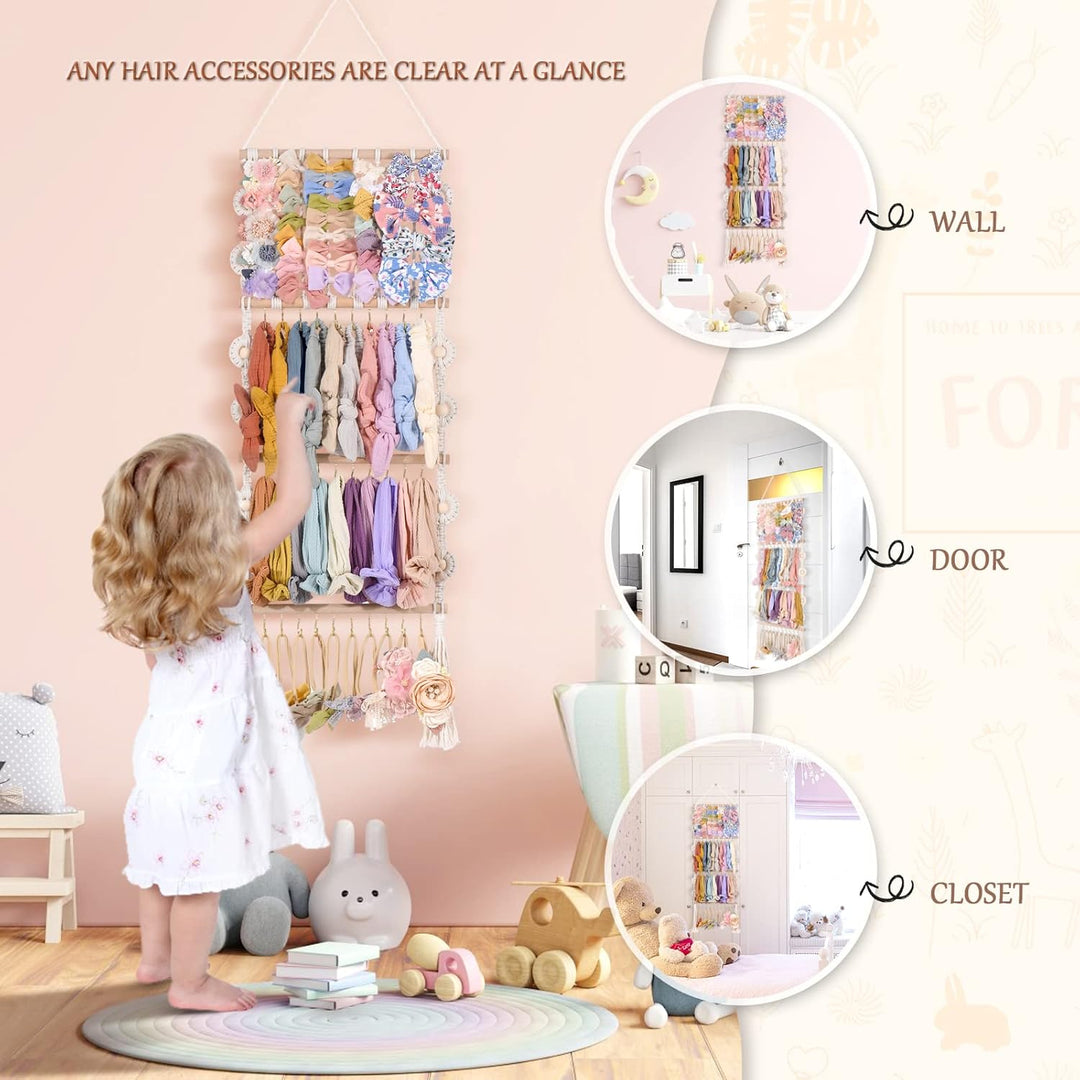 Stirnbandhalter Schleifen Organizer für Mädchen Haarschleifen Halter Baby Stirnband Haarschmuck Orga