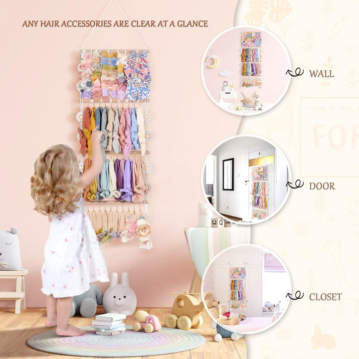 Stirnbandhalter Schleifen Organizer für Mädchen Haarschleifen Halter Baby Stirnband Haarschmuck Orga