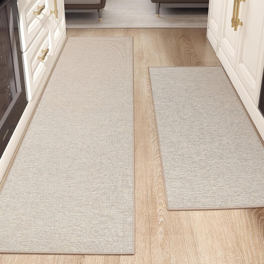 Color G 2 Stück Küchenläufer, Küchenteppich Waschbar Rutschfest, Teppich Läufer Küche, Teppich Küche