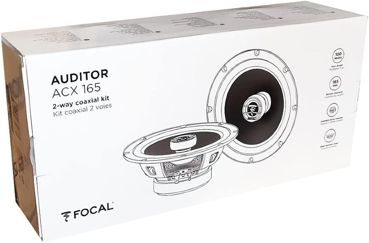 KIT-Set FÜR Focal Auditor ACX-165 ACX165 2 koaxial Lautsprecher 2 Wege 16,5 cm 165 mm 6,5" Durchmess