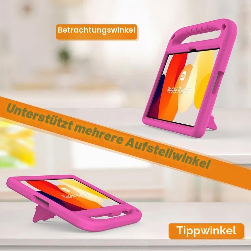 Kinder-Schutzhülle für Xiaomi Redmi Pad SE 11 Zoll (2023), Eva-Schaum, leicht, stossfest, langlebig,